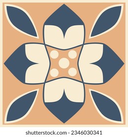 nahtlose Ziermuster mit abstrakten Blumen