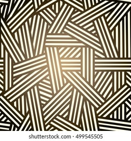 Seamless ornamental pattern, decor for holiday. Golden shimmering background. Seamless template.
