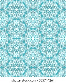 seamless ornamental pattern. Decoration for background, postcards. Wallpaper. Vector illustration.