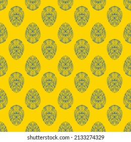 Seamless ornamental pattern. Decorative background.