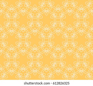 seamless ornamental pattern. Floral geometric style. Vector illustration. For interior design, fabric print, page fill, wallpaper, textile