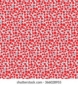 Seamless ornamental pattern with spot, stroke , triangle