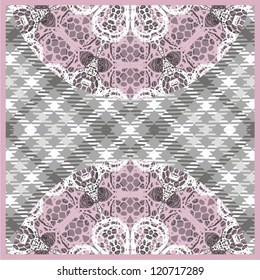 Seamless ornamental pattern (tartan)