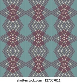 Seamless ornamental pattern (tartan)