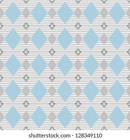 Seamless ornamental pattern (tartan)
