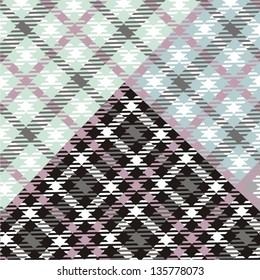 Seamless ornamental pattern (tartan)