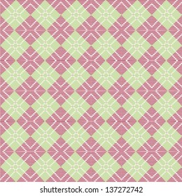 Seamless ornamental pattern (tartan) 