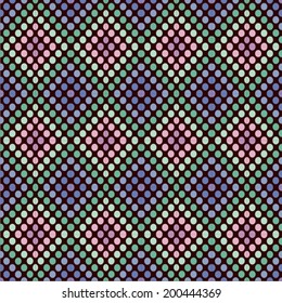 Seamless ornamental pattern tartan (pixel art) 