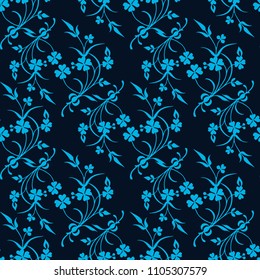 Seamless ornamental pattern. Vector Illustration. Can be used as texture for fabric, background, in web design and etc.