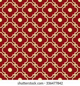 ilustración vectorial de patrón ornamental transparente