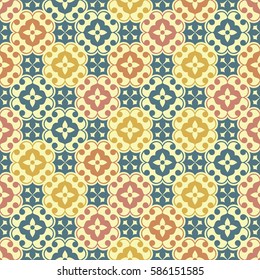 ilustración vectorial de patrón ornamental transparente