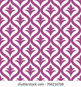 ilustración vectorial de patrón ornamental transparente