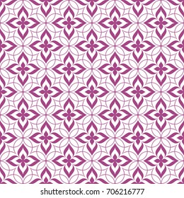 ilustración vectorial de patrón ornamental transparente