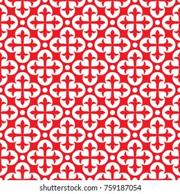 ilustración vectorial de patrón ornamental transparente