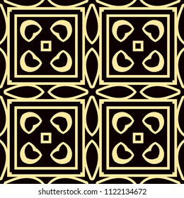 Seamless ornamental pattern. Vintage ornamental retro background