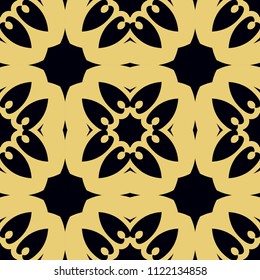 Seamless ornamental pattern. Vintage ornamental retro background