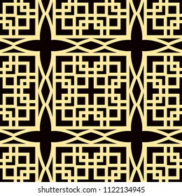 Seamless ornamental pattern. Vintage ornamental retro background