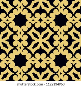 Seamless ornamental pattern. Vintage ornamental retro background