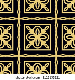 Seamless ornamental pattern. Vintage ornamental retro background