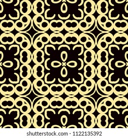 Seamless ornamental pattern. Vintage ornamental retro background