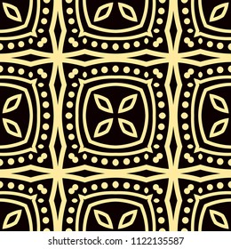 Seamless ornamental pattern. Vintage ornamental retro background