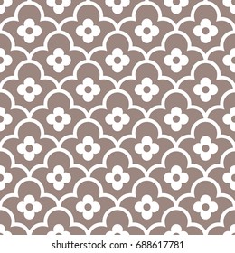 seamless ornamental retro pattern vector illustration