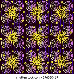 Seamless ornamental texture of endless round color spots.