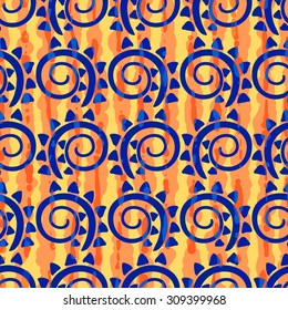 Seamless ornamental texture of endless round color spots.