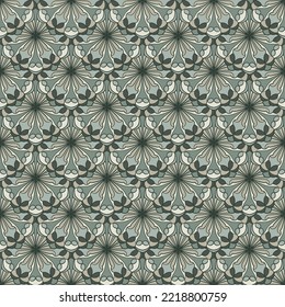 Seamless ornamental texture. Graphic design eleemnt. Vector background. 