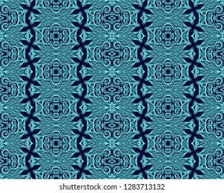 Seamless ornamental texture, white background, openwork, fretwork design
