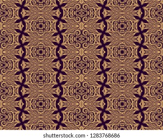 Seamless ornamental texture, white background, openwork, fretwork design