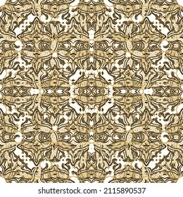 textura ornamental sin soldadura,   patrón abstracto de barniz trenzado sobre fondo blanco