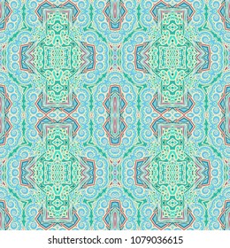 Seamless ornamental vector  ethnic texture