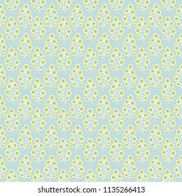 Seamless ornamental vector floral pattern
