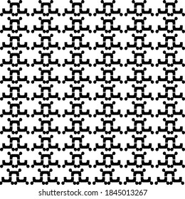 Seamless ornamental vector geometric patterns and swatches. White and grey geometric oriental backgrounds. Vector