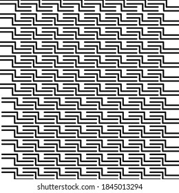 Seamless ornamental vector geometric patterns and swatches. White and grey geometric oriental backgrounds. Vector