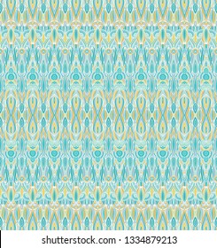 Seamless ornamental vector geometric texture