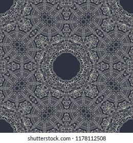 Seamless ornamental vector golden texture