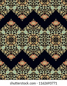 Seamless ornamental vector laced texture 