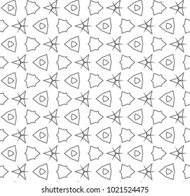 Seamless ornamental vector patten