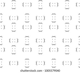 Seamless ornamental vector pattern