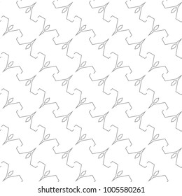 Seamless ornamental vector pattern