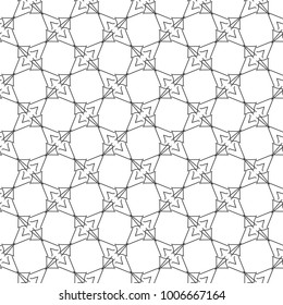 Seamless ornamental vector pattern
