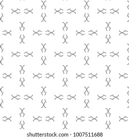 Seamless ornamental vector pattern