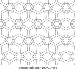 Seamless ornamental vector pattern