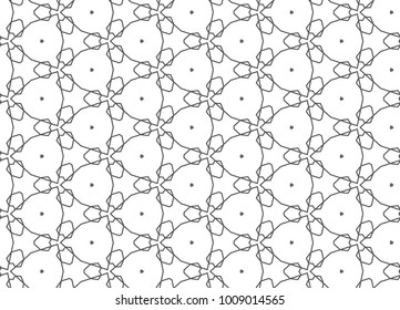 Seamless ornamental vector pattern