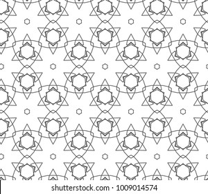 Seamless ornamental vector pattern