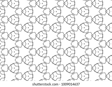 Seamless ornamental vector pattern