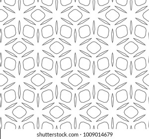Seamless ornamental vector pattern