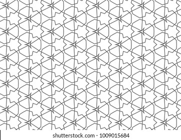 Seamless ornamental vector pattern